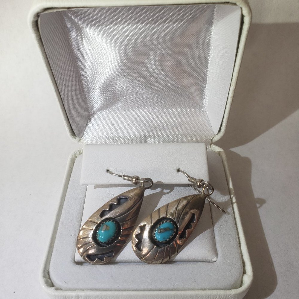 Sterling Silver and Turquoise Earrings